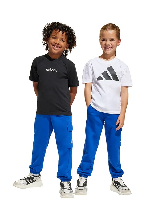 Παιδικό φούτερ adidas χρώμα: μπλε, JE3976