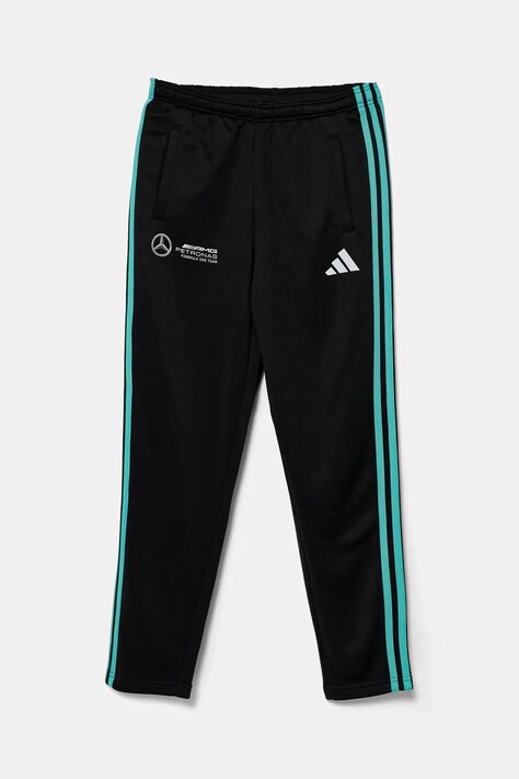 Dětské tepláky adidas Performance MER DNA černá barva, s aplikací, JV5431