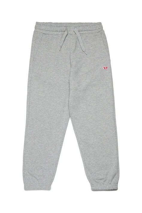 Dětské bavlněné tepláky Diesel PGINND TROUSERS šedá barva, J02235