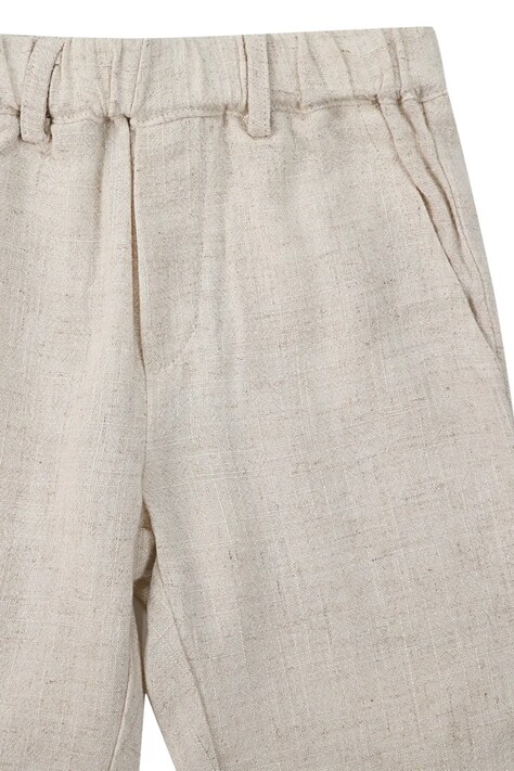 Штани з домішкою льону для немовлят Donsje Dado Trousers — фото 5