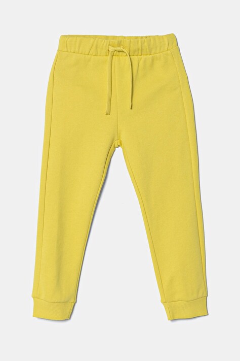 United Colors of Benetton gyerek melegítőnadrág zöld, sima, 3J70GF010