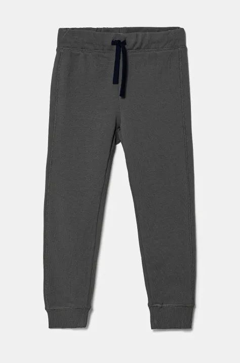 United Colors of Benetton pantaloni tuta in cotone bambino/a colore grigio 3J68CF058