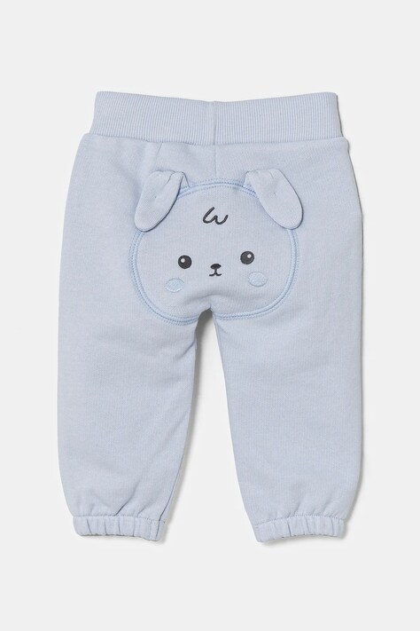Бавовняні штани для немовлят United Colors of Benetton однотонні 3J70AF029