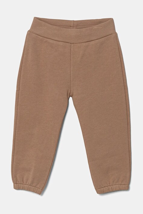 United Colors of Benetton baba pamut melegítőnadrág zöld, sima, 3J70AF029