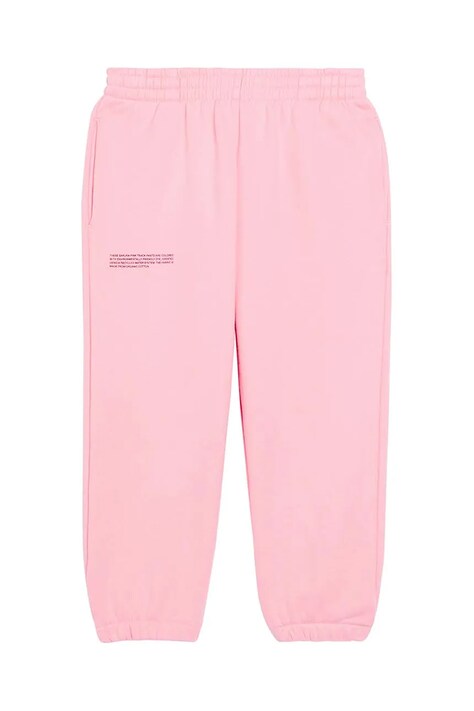 Pangaia spodnie KIDS' 365 MIDWEIGHT TRACK PANTS kolor różowy 10000280