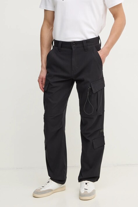 G-Star pantaloni bărbați, culoarea negru, drept, D23677-D517
