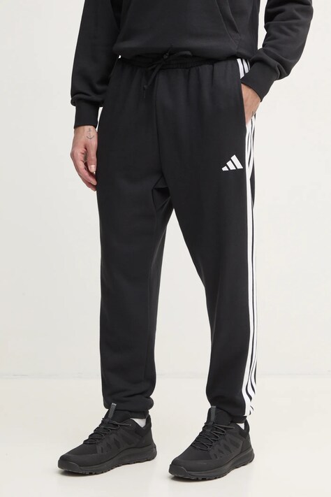 adidas pantaloni de trening Essentials culoarea negru, cu imprimeu, JD1881