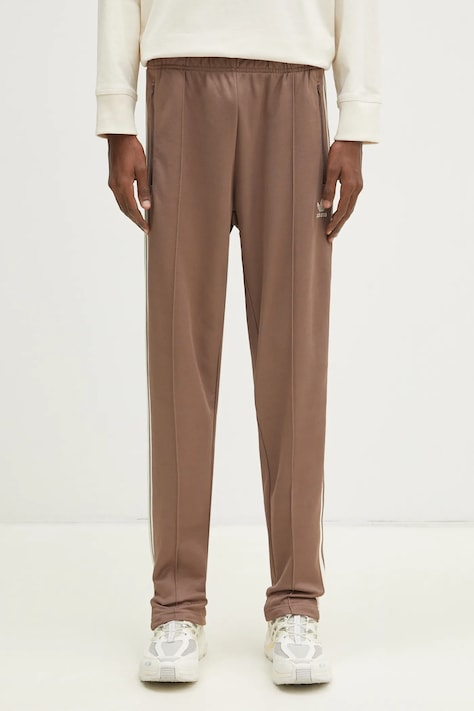 adidas Originals pantaloni tuta CLASSIC TP colore marrone JP2525