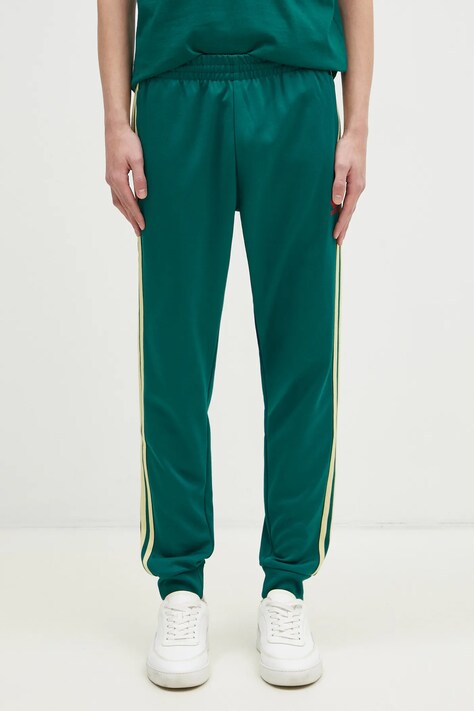 Спортивные штаны adidas Originals SST TP цвет зелёный с аппликацией JP1224