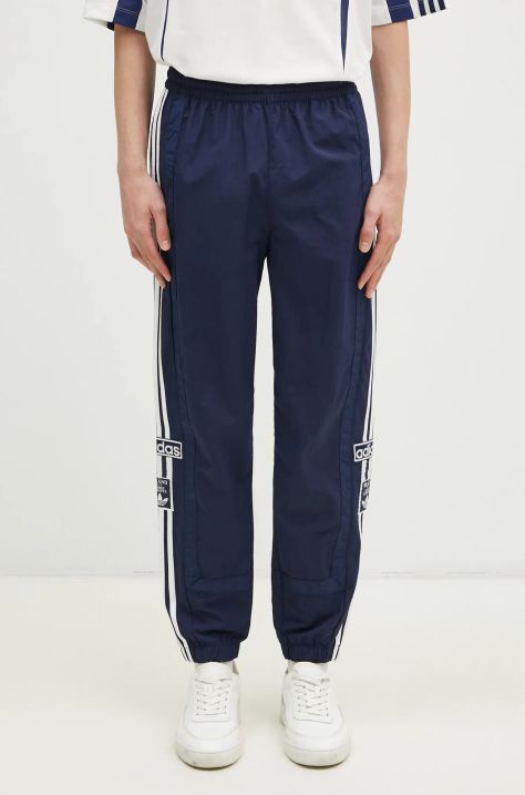 adidas Originals pantaloni della tuta Adibreak colore blu navy con applicazione JD4258