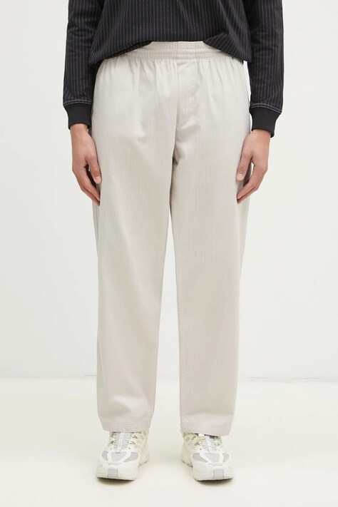 Pamučne hlače adidas Originals Wabash boja: bež, chinos kroj, JD0673