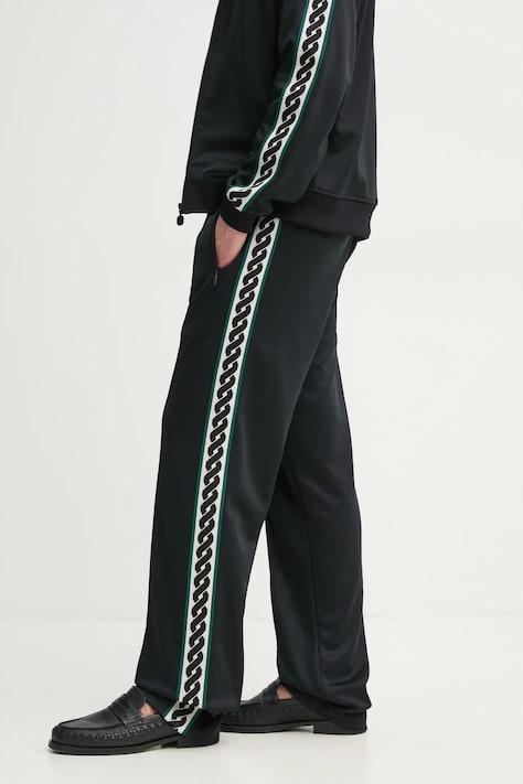 Drôle de Monsieur joggers Le Pantalon Survet' black color with an application PERM-SP007-PL135-BL