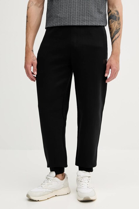 Armani Exchange melegítőnadrág fekete, sima, XM000744 AF13047
