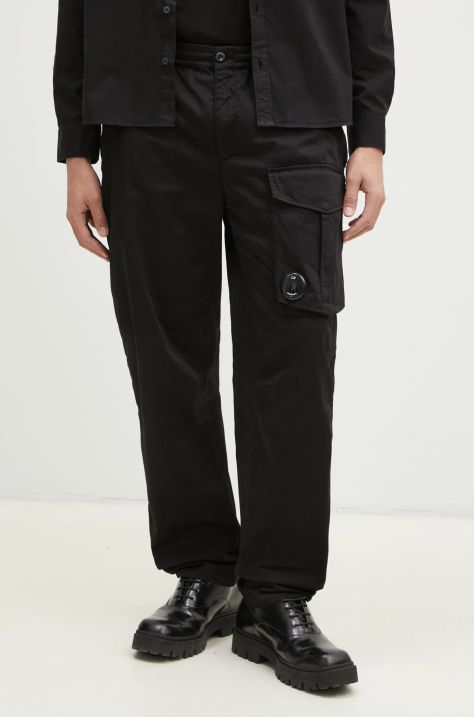 C.P. Company pantaloni uomo colore nero 18CMPA169A005694G