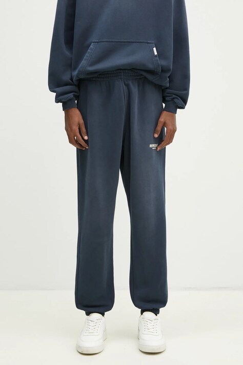 Represent spodnie dresowe bawełniane Owners Club Sweatpant męskie kolor niebieski gładkie OCM41116.224