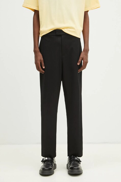 Nohavice Represent Smoking Pant pánske, čierna farba, strih chinos, MLM51009.01