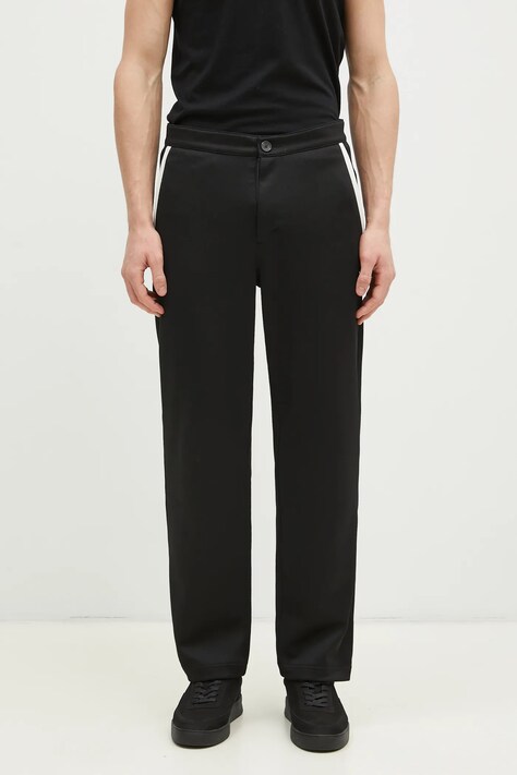 adidas Originals trousers Premium Track Pant men's black color JD3398