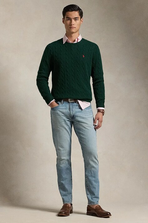 Džíny Polo Ralph Lauren Parkside ACT pánské, modrá barva, 710938366