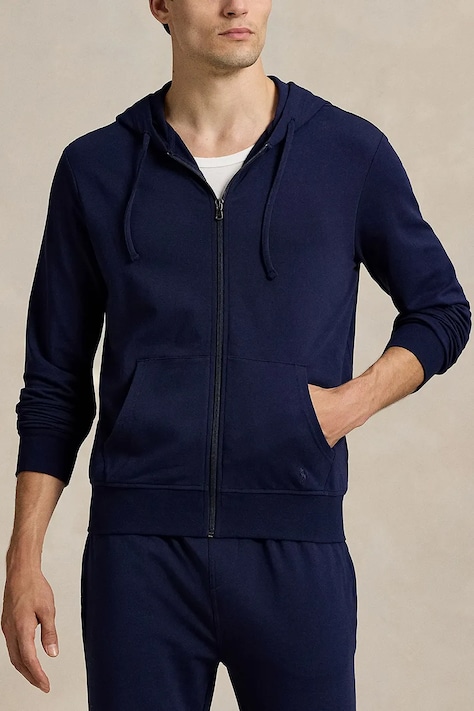 Polo Ralph Lauren spodnie dresowe męskie bawełniane z elastanem granatowe regular waist 714962529