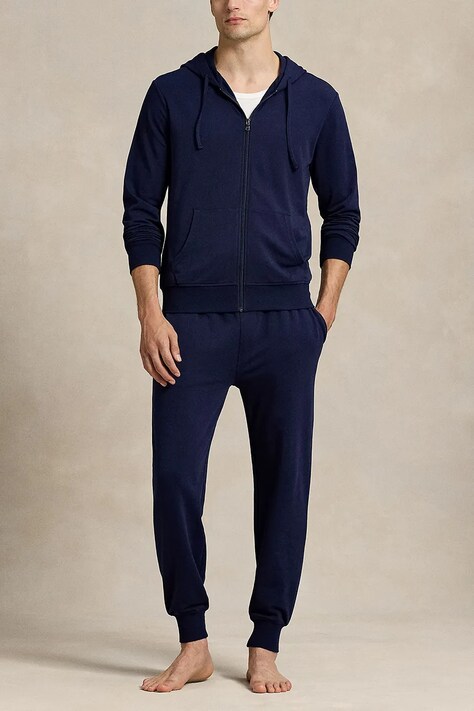 Polo Ralph Lauren спортивні штани чоловічі бавовняні з еластаном — SS25-SPM0C4, темно-синій — фото 3