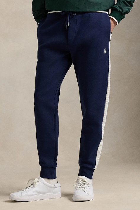 Спортен панталон Polo Ralph Lauren Wimbledon Collection в тъмносиньо с изчистен дизайн 710867582