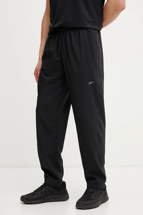 Reebok pantaloni de antrenament Training Essentials culoarea negru, neted, 100215547