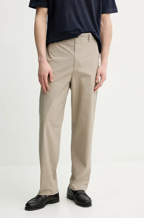 BARENA VENEZIA pantaloni Camicia Mola barbati, culoarea bej, cu fason chinos, PAU5085.2736