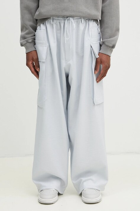 Штани Y-3 Sport Uniform 3-Stripes Cargo Pants чоловічі колір сірий фасон cargo JM7800