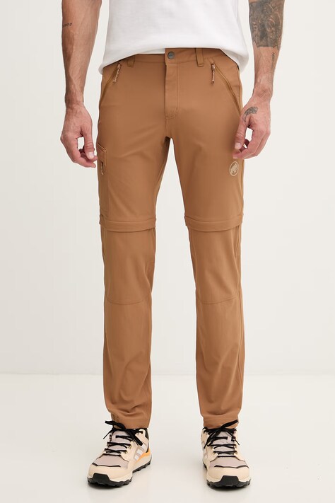 Mammut spodnie trekkingowe męskie Runbold IV brązowe 1022-02600