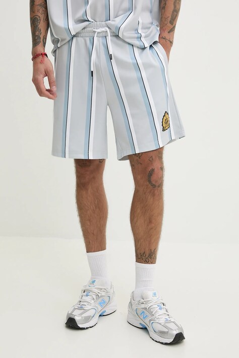 HUGO pantaloni scurți bărbați, culoarea gri, 50535749