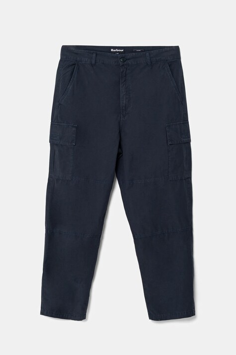 Pamučne hlače Barbour Relaxed Fit Cargo za muškarce, cargo kroj, MTR0759