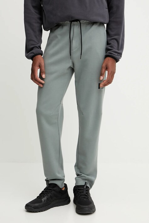 Helly Hansen pantaloni de trening HP TECH culoarea verde, melanj, 34499