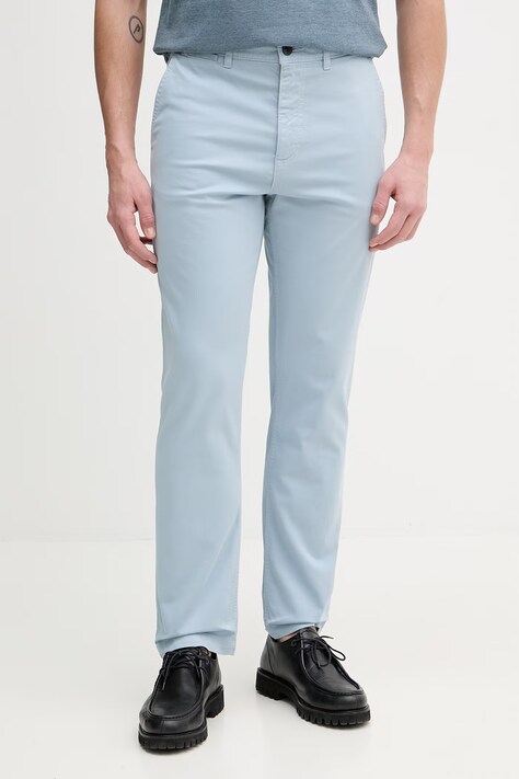 BOSS Orange spodnie męskie kolor niebieski proste 50534378