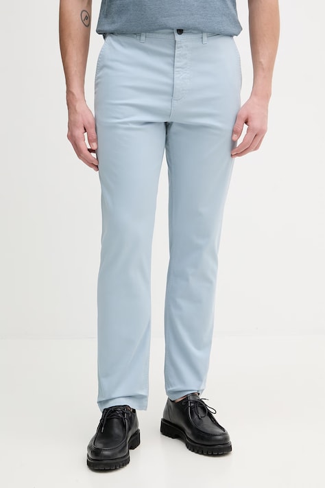 BOSS Orange spodnie męskie kolor niebieski proste 50534378