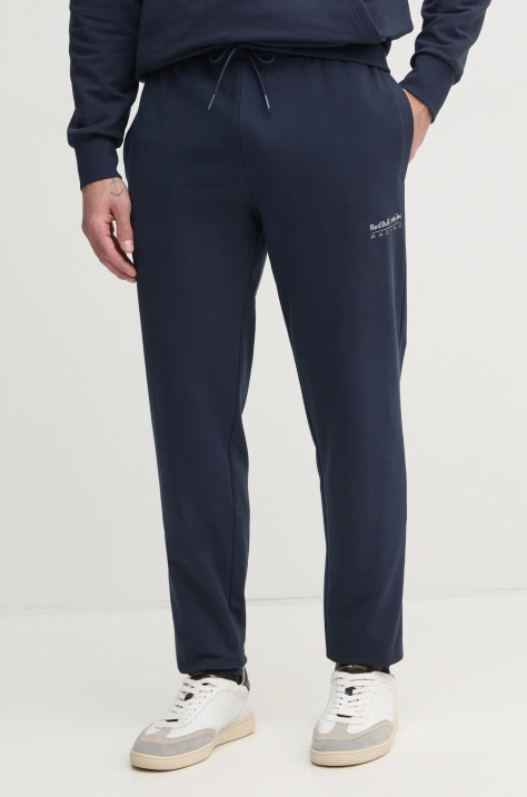 Red Bull Racing x Pepe Jeans melegítőnadrág ESSENTIAL JOGGER sötétkék, nyomott mintás, RM210003