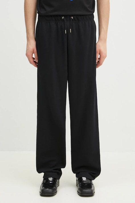Fred Perry spodnie dresowe męskie kolor czarny gładkie T9511.102