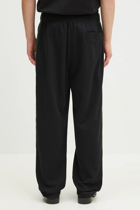 Fred Perry spodnie dresowe męskie kolor czarny gładkie T9511.102