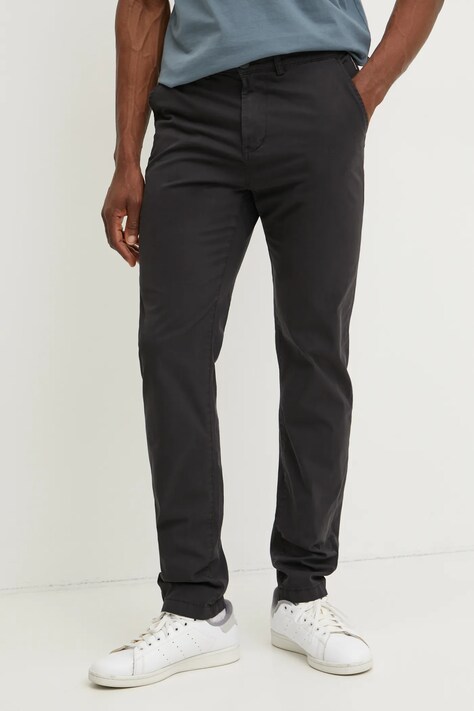 Napapijri pantaloni M-Puyo barbati, culoarea negru, drept, NP0A4H980411