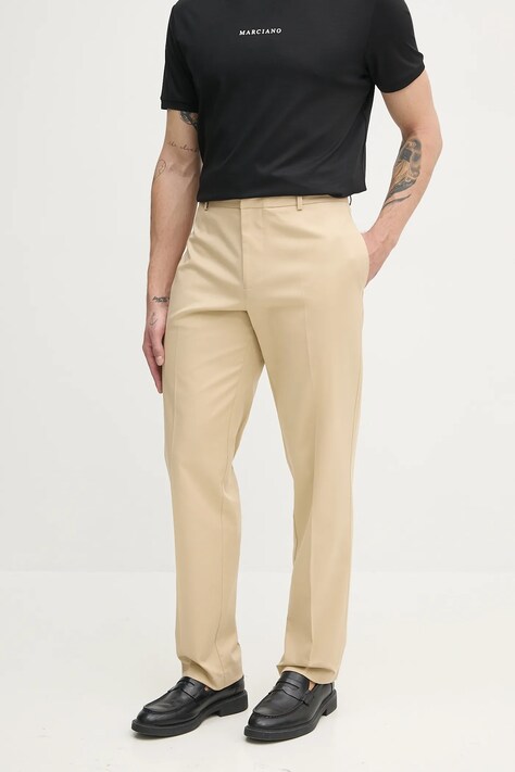Брюки Marciano Guess ALVIN мужские цвет бежевый фасон chinos 5GHB21 2304Z