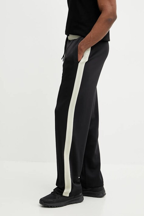 Guess pantaloni de trening barbati, culoarea negru, cu imprimeu, Z5GB07 KCRU2