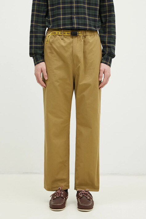 Панталон Human Made Easy Pants в зелено със стандартна кройка HM29PT015
