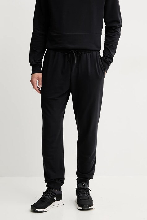 ON running pantaloni de trening Studio culoarea negru, neted, 1MF11810553