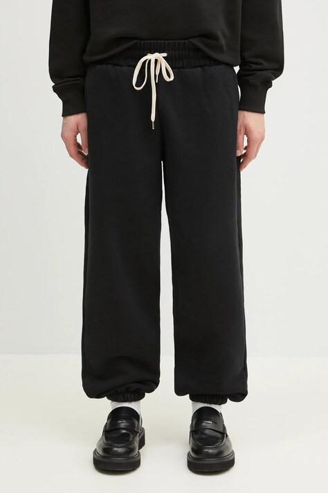 Bavlněné tepláky MKI MIYUKI ZOKU 800 Gsm Superweight Cuffed Joggers černá barva, 800.GSM.SUPERW.CBL