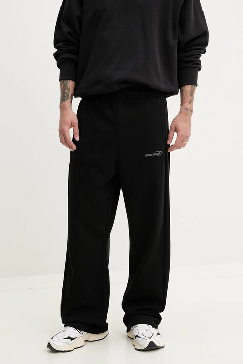 Спортивные штаны Karl Kani мужские цвет чёрный с принтом 60060044