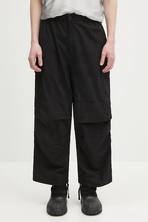 Carhartt WIP pantaloni de bumbac Jet Cargo Pant culoarea negru, cu fason cargo, I032967.8902