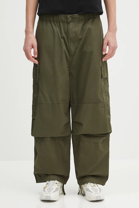 Carhartt WIP pantaloni in cotone Jet Cargo Pant colore verde I032967.4102