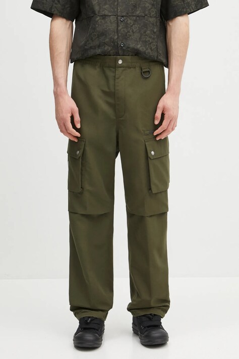 Carhartt WIP pantaloni Irwin Pant bărbați, culoarea verde, cu fason cargo, I034503.41XX
