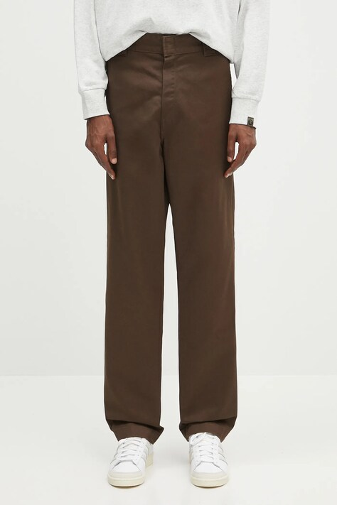 Carhartt WIP spodnie Master Pant męskie kolor brązowy proste I034233.2LS02