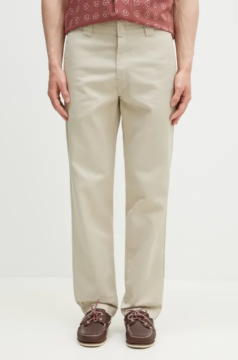 Carhartt WIP spodnie Master Pant męskie kolor beżowy proste I034233.2LP02