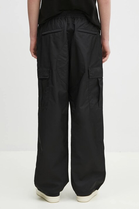 Kenzo pantaloni bărbați, culoarea negru, drept, FF55PA5149CE.99